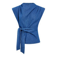 Top Denim Cruzado
