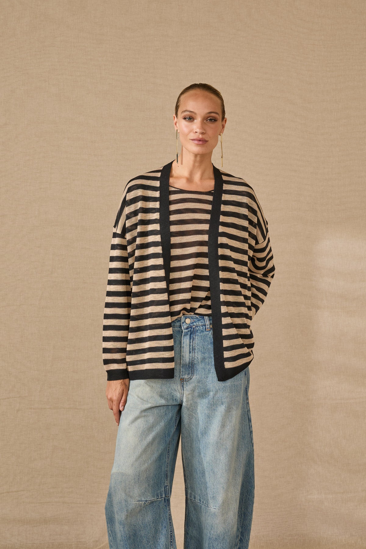 Cardigan Rayas