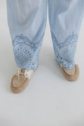 Pantalon Rayas Brodado