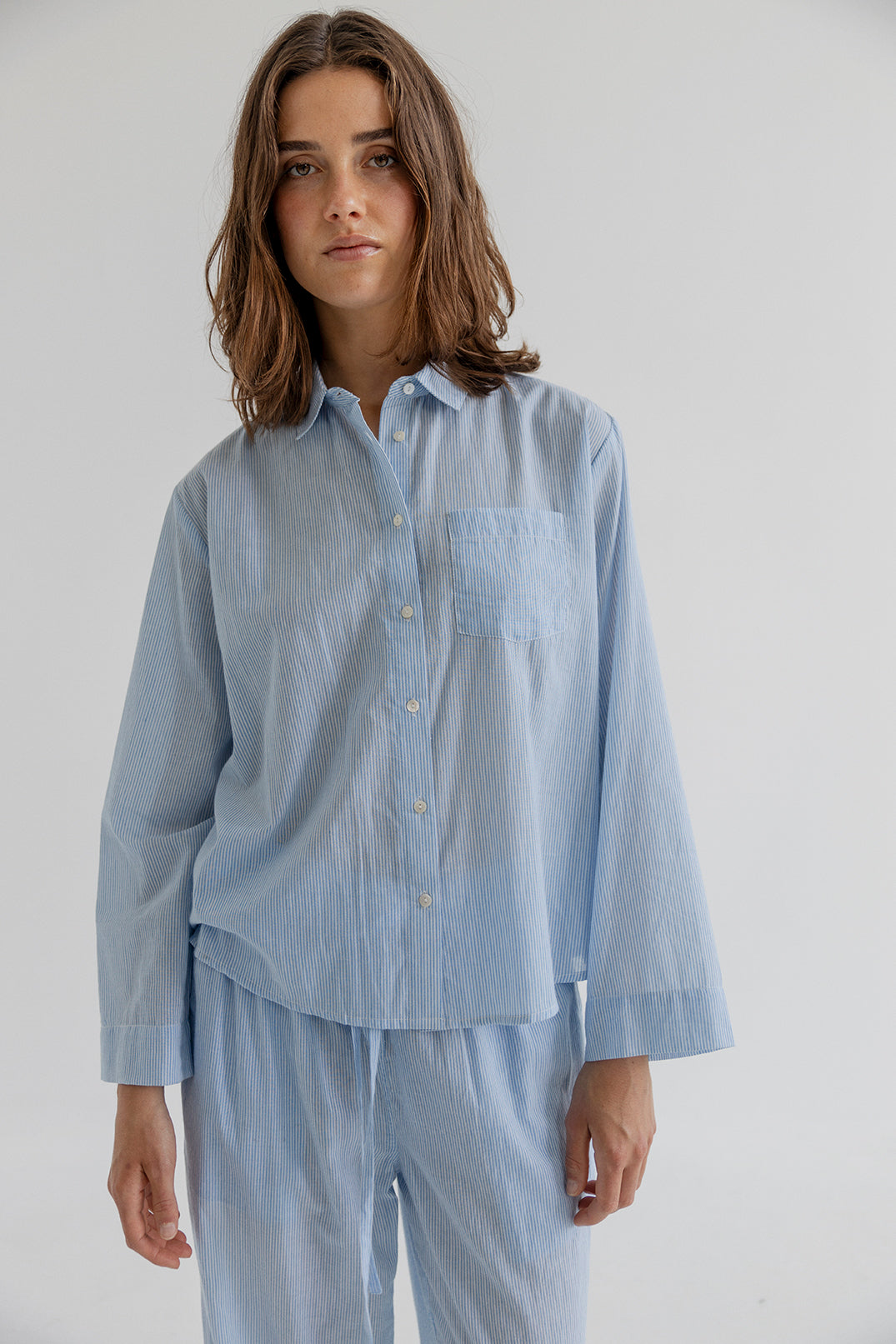 Camisa Rayas Bordado