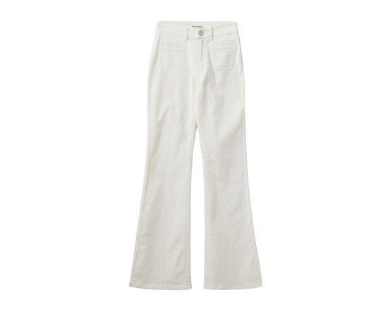 Pantalon Blanco Bolsillos